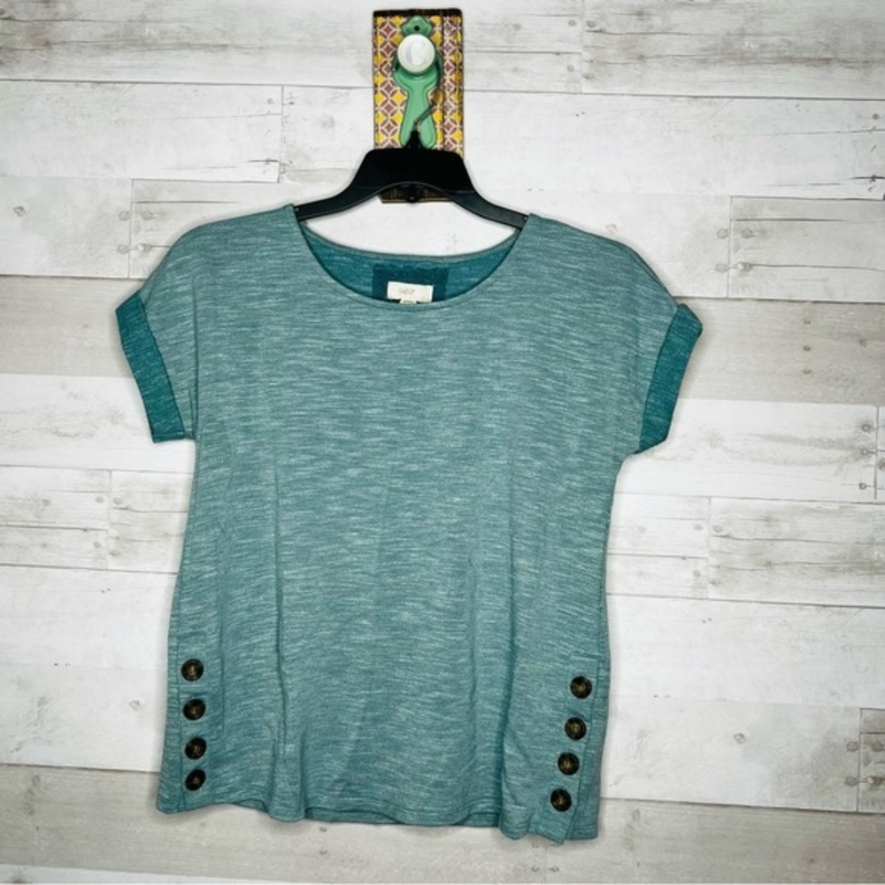 Cupio Sage Green Stone Wash Top